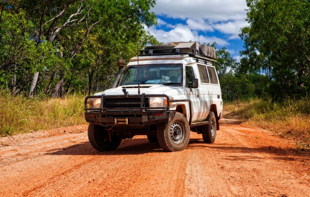 Off-Road Vehicle in the Australian Outback